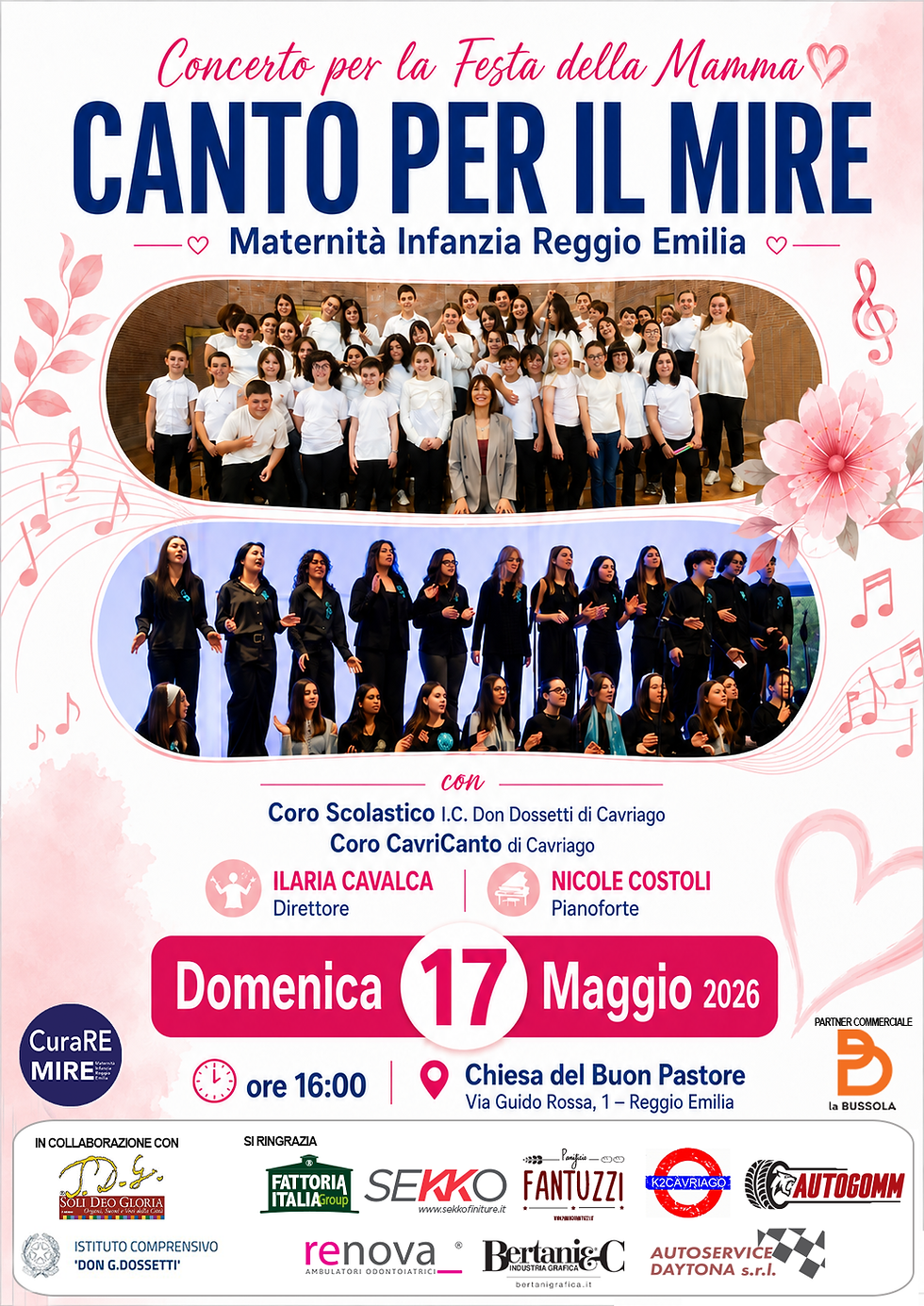 canto per il mire concerto per la festa della mamma