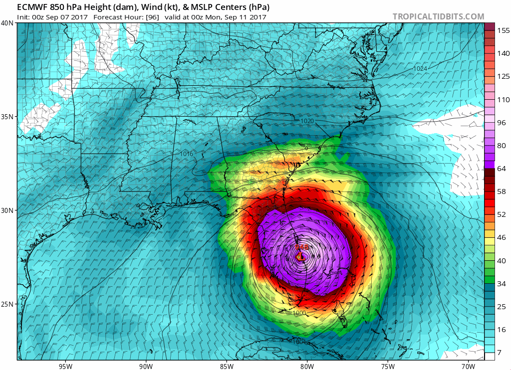 Hurricane Irma: thoughts ahead of a possible Florida landfall