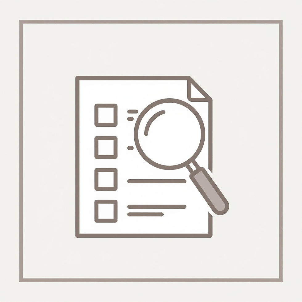 Magnified glass over page
