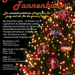 Claudia Maluenda & Ladoré Arts präsentieren Ausschnitte aus der Weihnachtsrevue AVENIDA TANNENBAUM