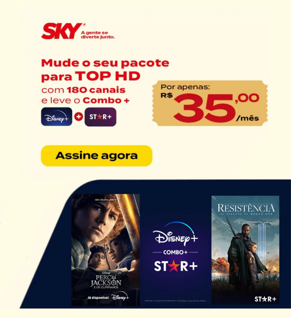 Sky + Disney e Star +
