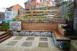 Gabion Furniture @ Backyard