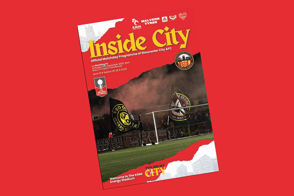 Matchday Programme | Get your copy of Inside City