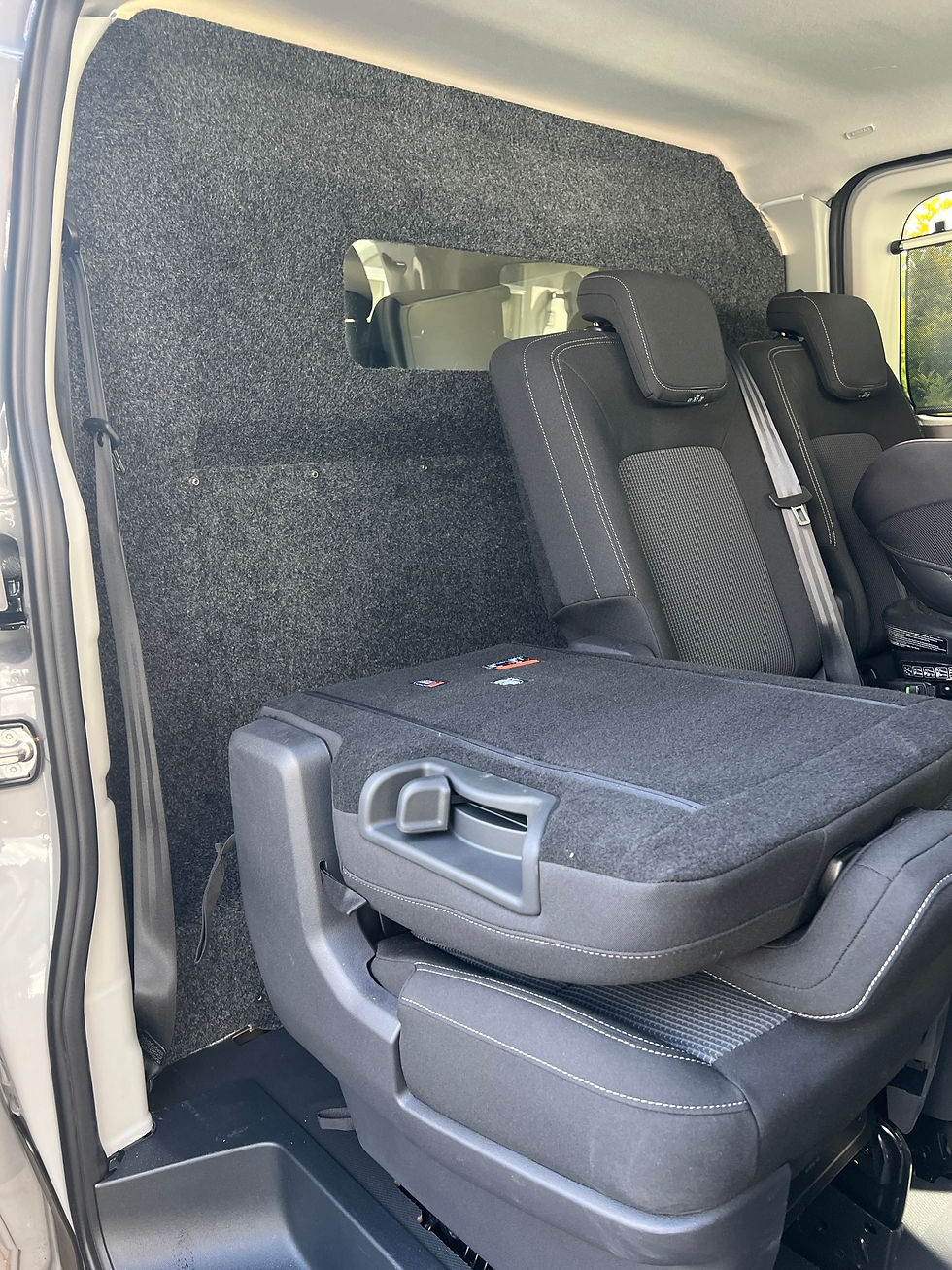 Thumbnail: VW Transporter T7 (2024+) Kombi Midway Bulkhead – Steel Bulkhead with Window