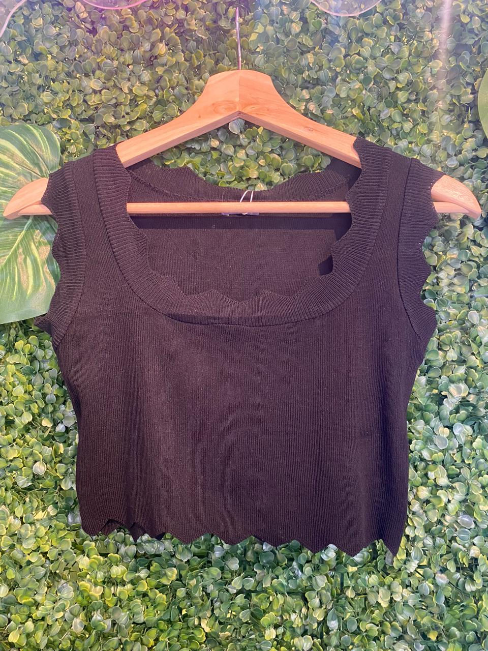 Miniatura: Blusa manga bolero sin cuello