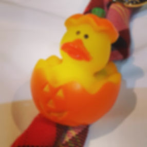 Pumpkin Duck Halloween Woggle