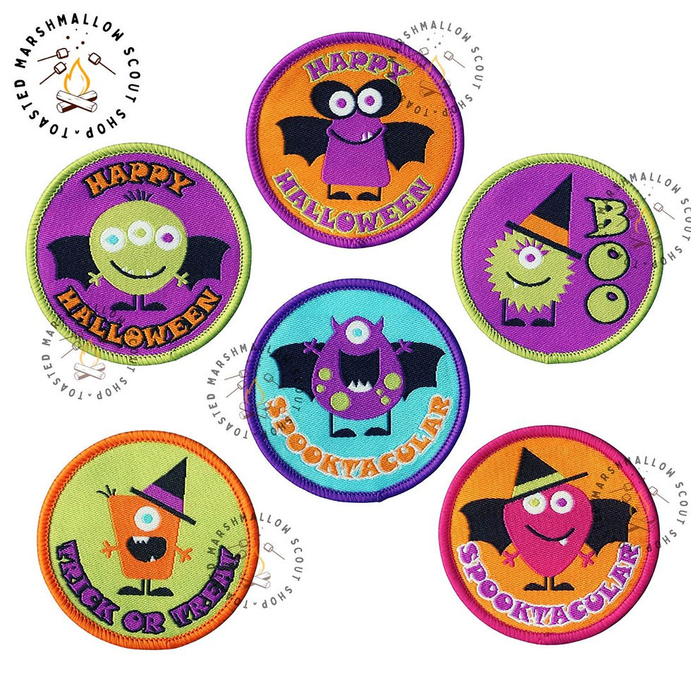 Halloween Monster Badges (50mmx50mm)