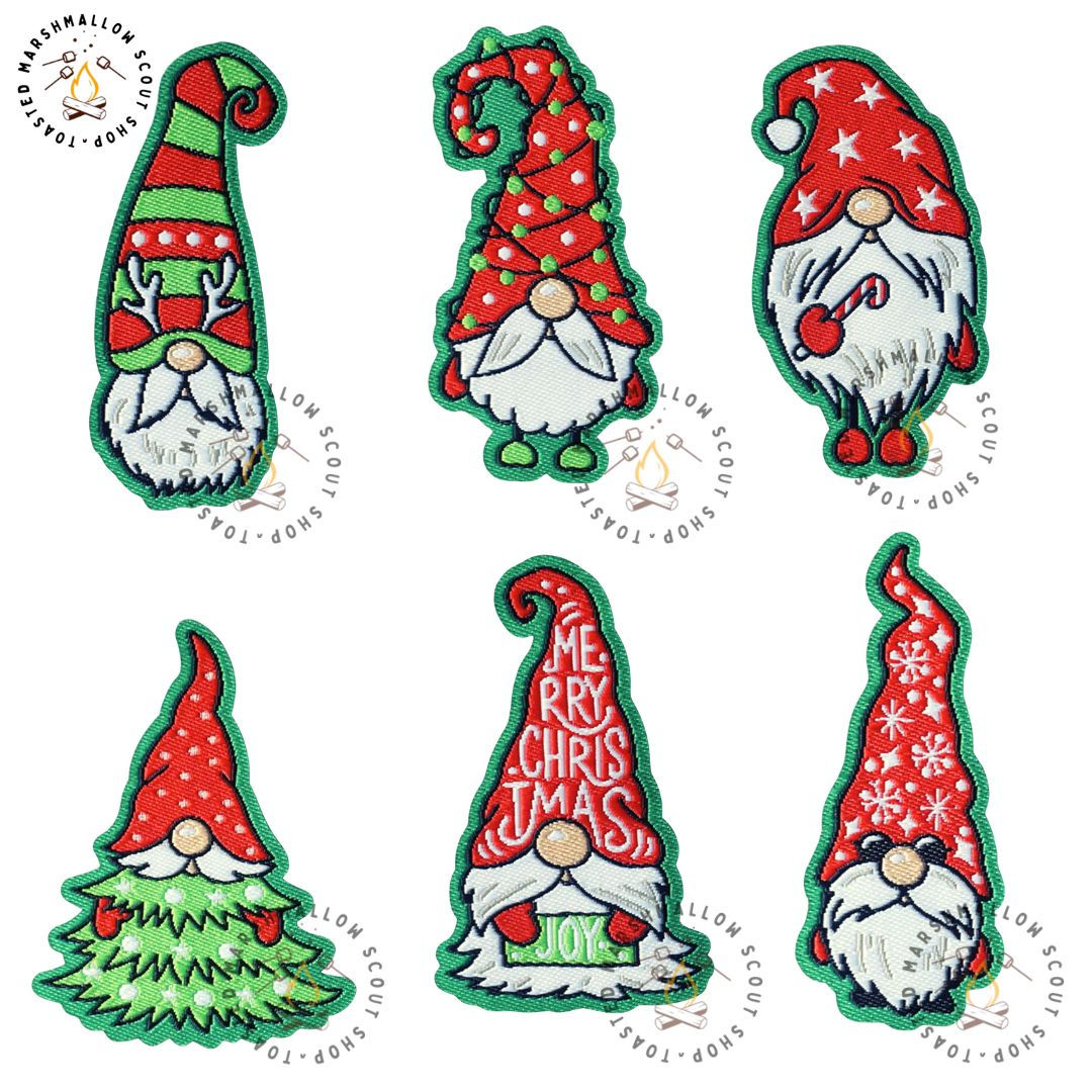 Christmas Gonk Badges (c.50mmx25mm)