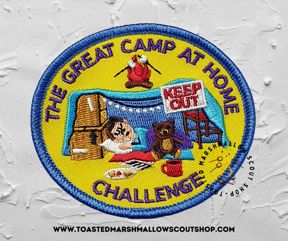 The Great Camp at Home Challenge Badge (80mmx70mm)