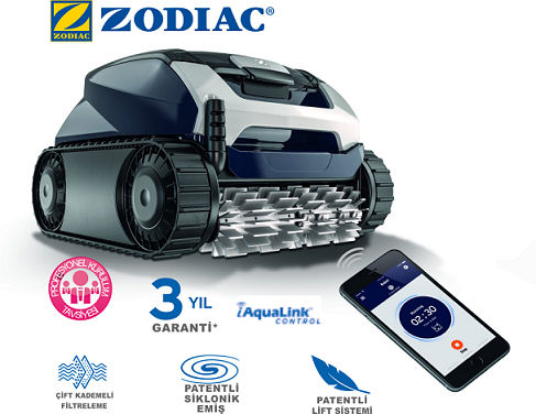 Küçük resim: Zodiac RE 4400 iQ Elektrikli Otomatik Havuz Robotu