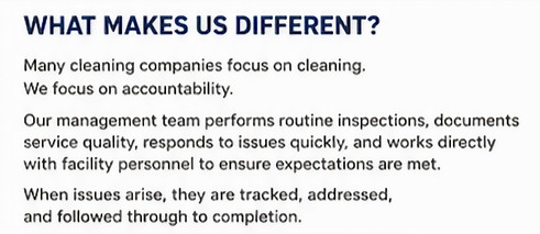 State Contract Janitorial Services