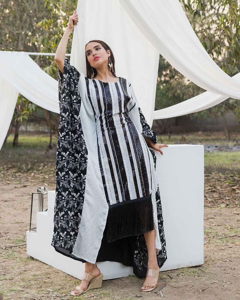 Thumbnail: Sabrina sequined kaftan