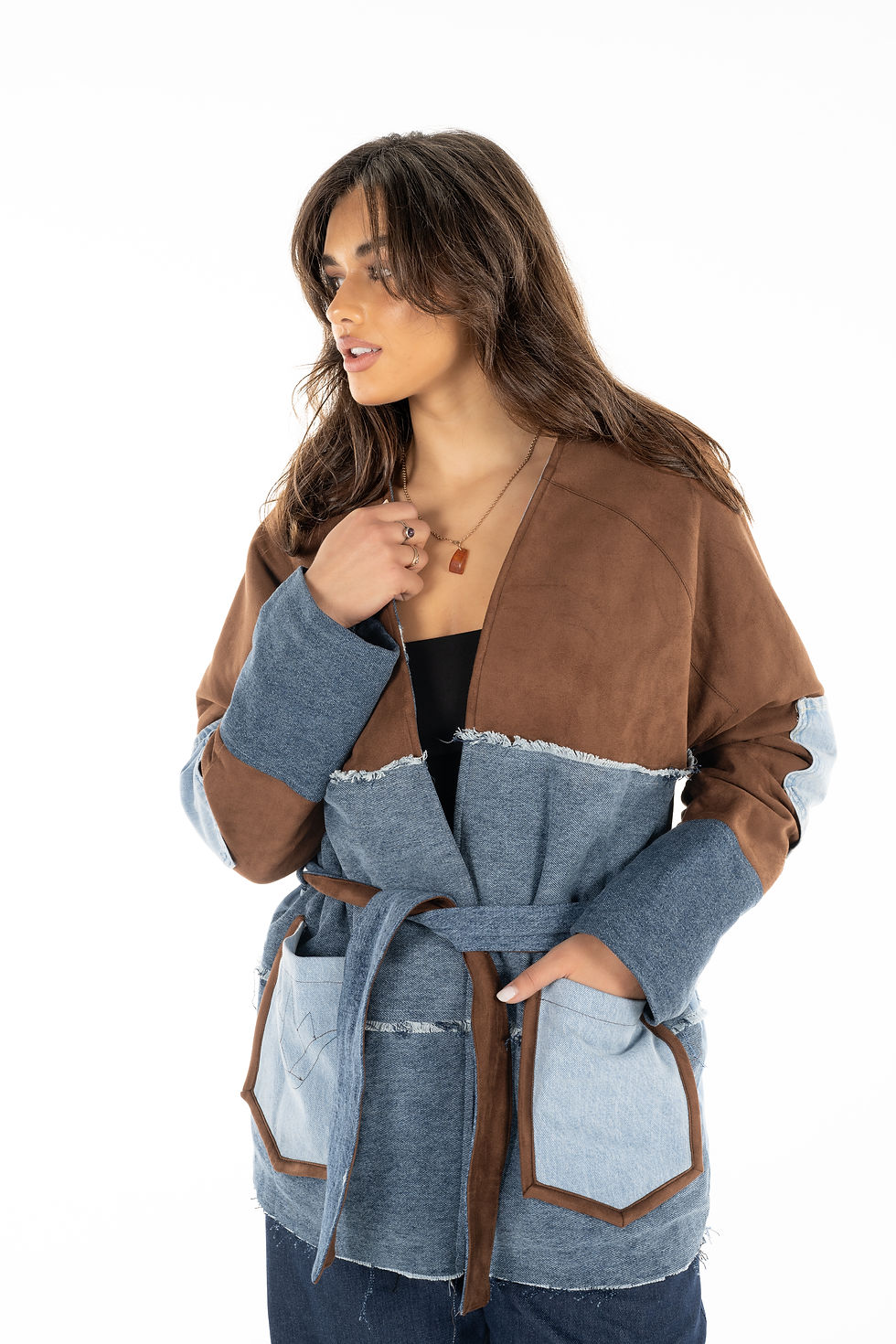 Thumbnail: The archive patch work denim jacket 