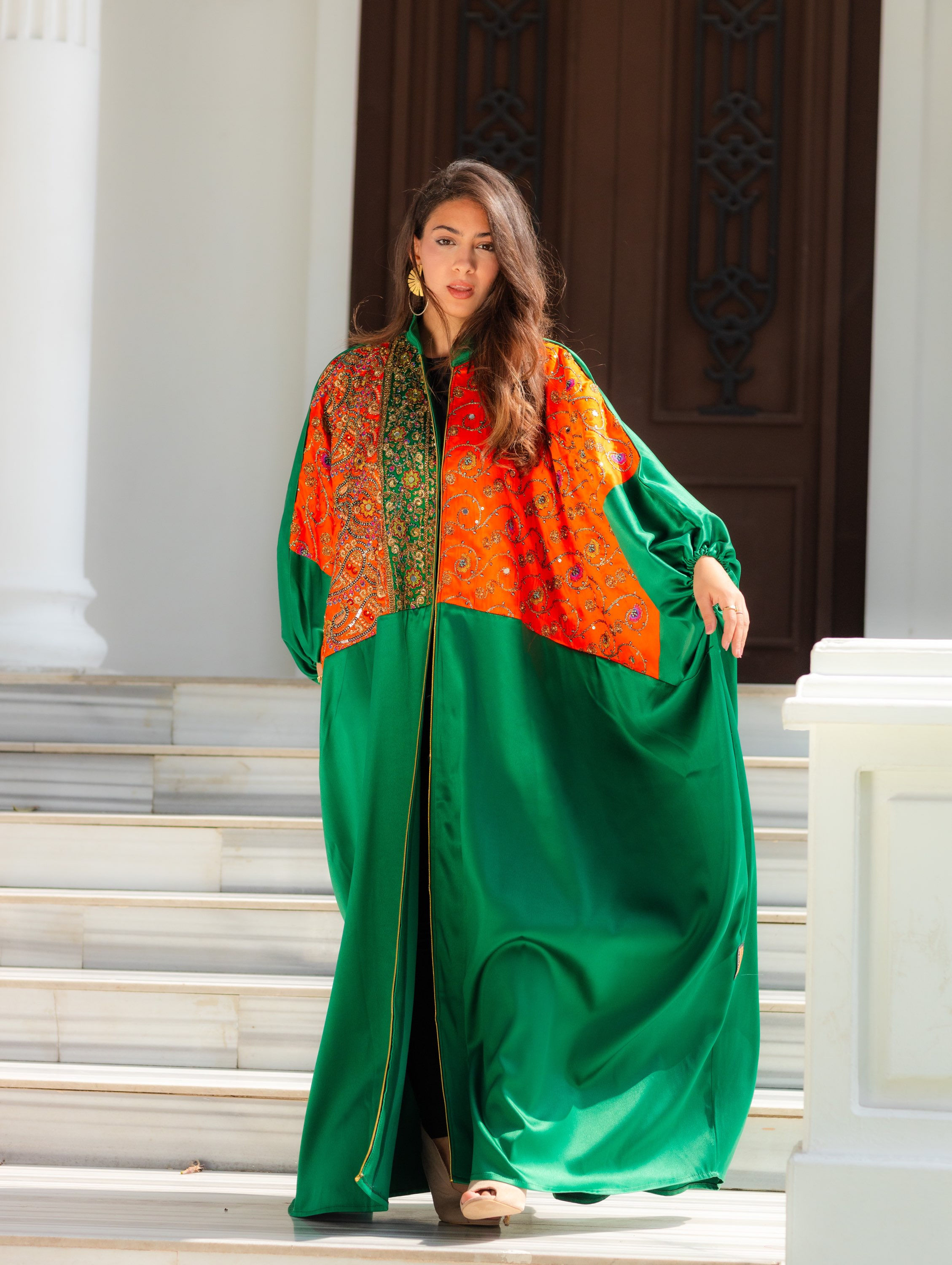 Salma embroidery kaftan 