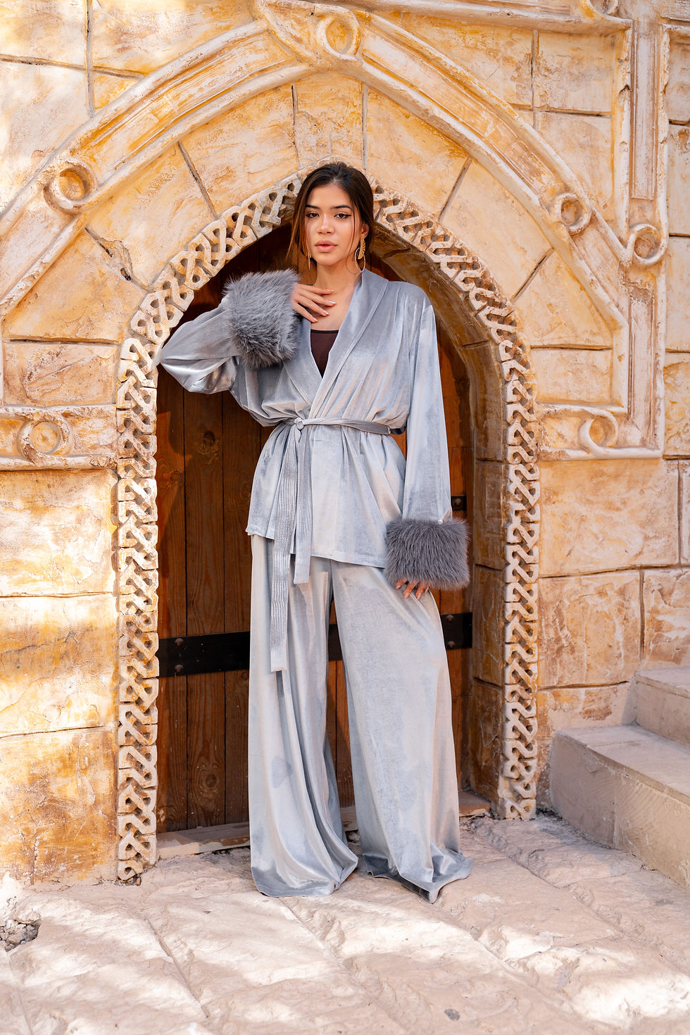 Thumbnail: Veloura Fur Velvet Set