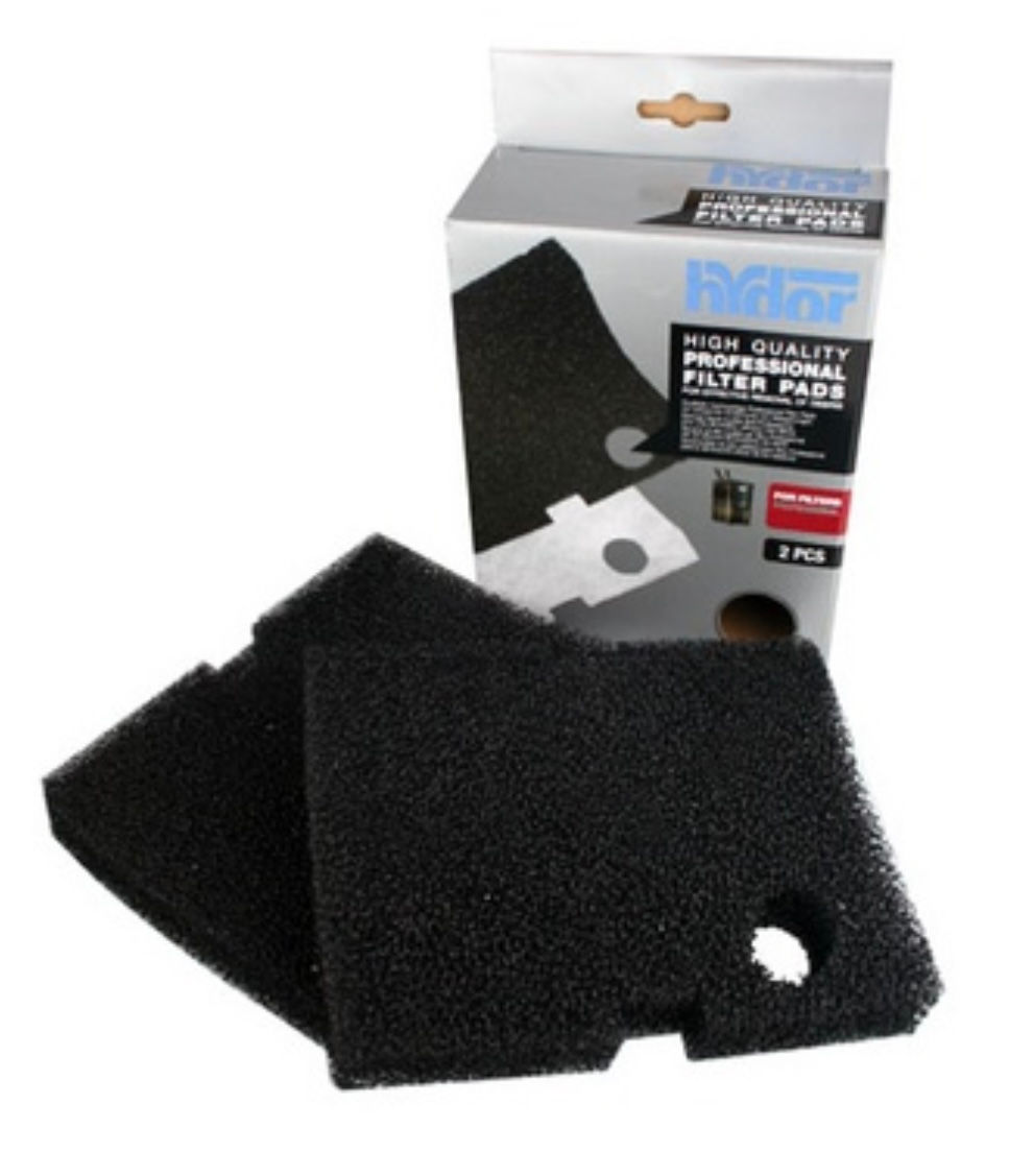 Hydor Sm Black Foam Pad 150 Pro Canister 2/pc