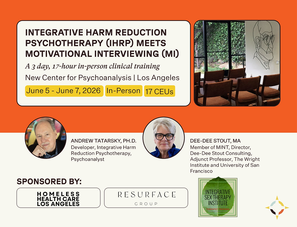 Integrative Harm Reduction Psychotherapy Meets Motivational Interviewing