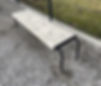Banc beton