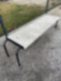 Banc beton
