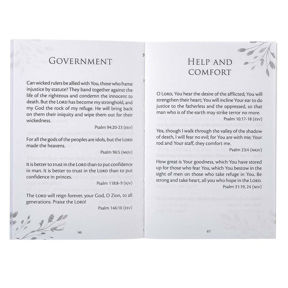 Miniature : Gift Book Psalms For Joyful Living Softcover