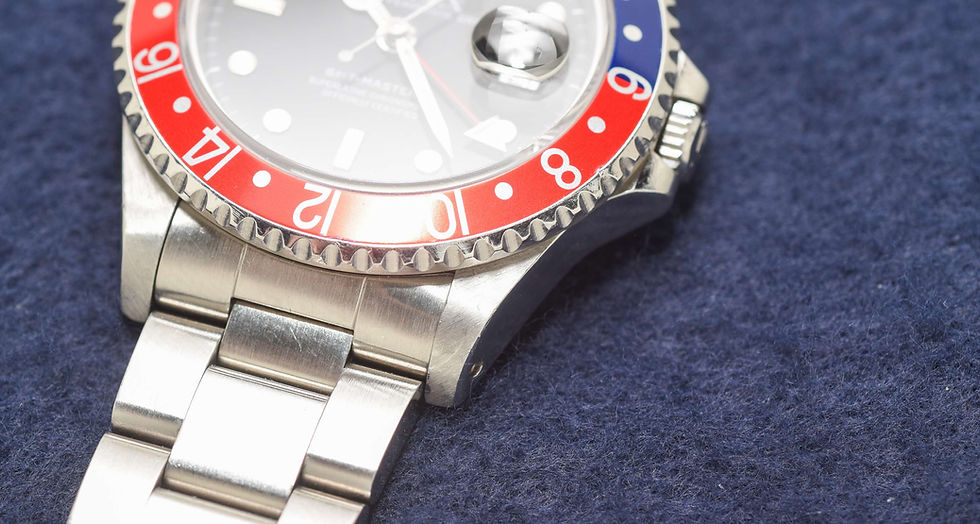 Miniature : Rolex 16710 GMT Master II Pepsi  full set 