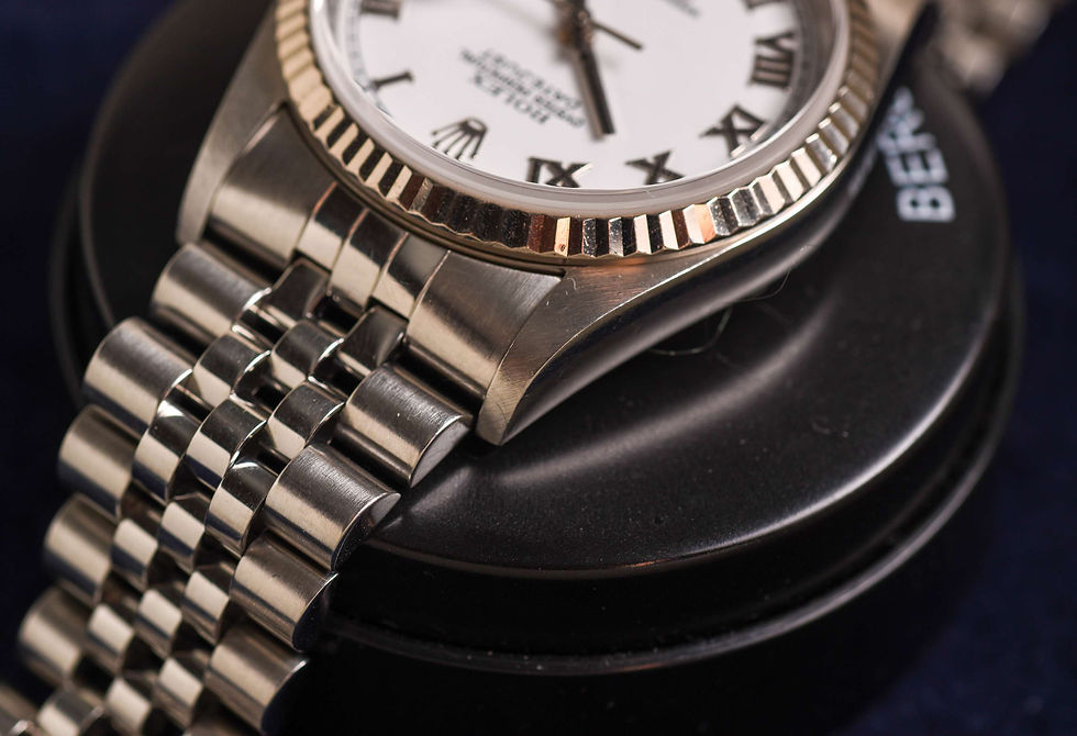Miniature : Rolex 16234 porcelaine Roman dial B&P 