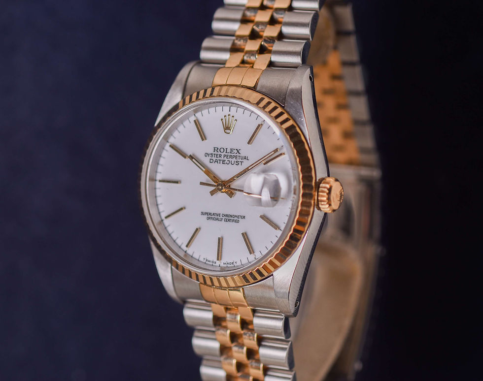 Miniature : Rolex 16233 Porcelaine dial full set 