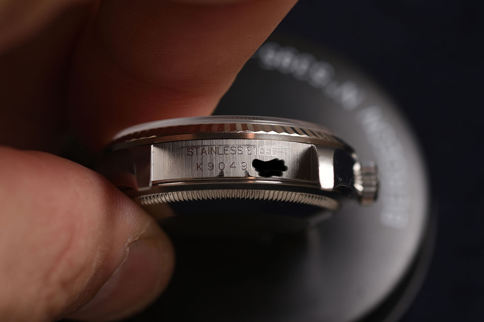 Miniature : Rolex 16234 porcelaine Roman dial B&P 
