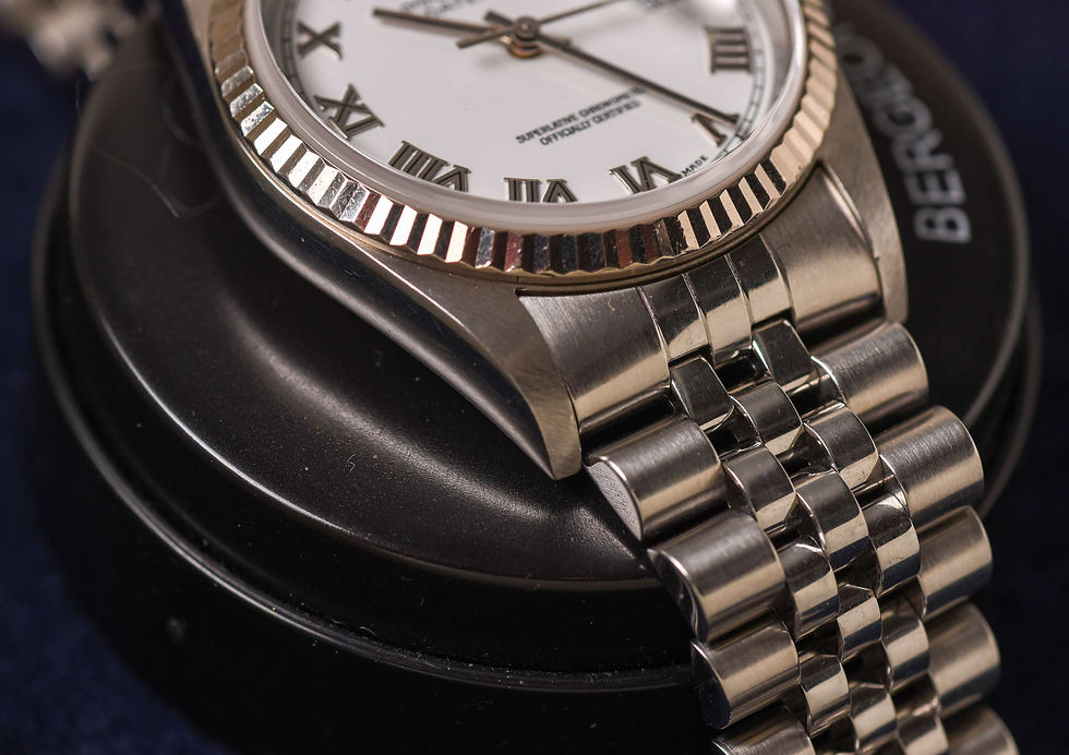 Miniature : Rolex 16234 porcelaine Roman dial B&P 