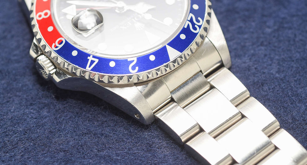 Miniature : Rolex 16710 GMT Master II Pepsi  full set 