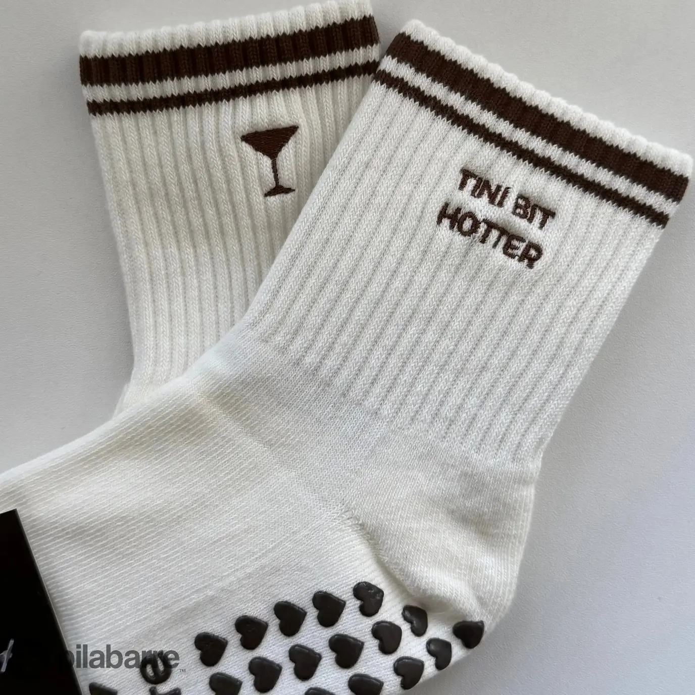 TINI BIT HOTTER Pila Barre Socks