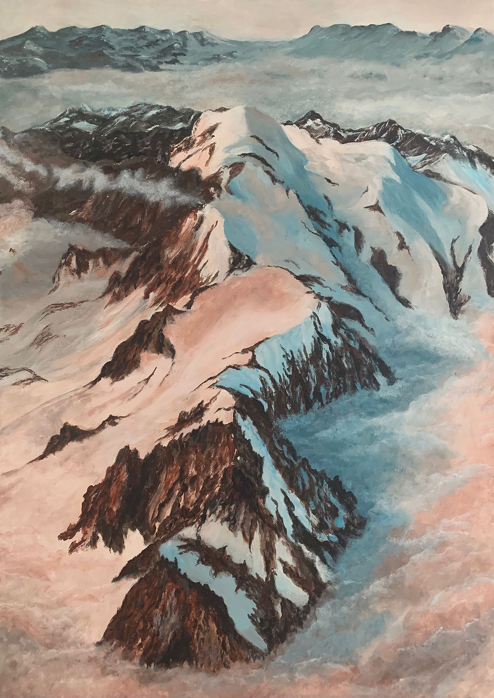 Miniaturbild: Print "Das Mont Blanc Massiv" 50 x 70 cm
