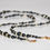 Thumbnail: (J07) Gold & Black Glass Pearl Mask Jewellery