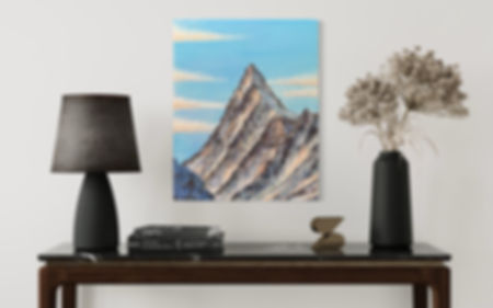 Print "Das majestätische Finsteraarhorn" 60 x 50 cm