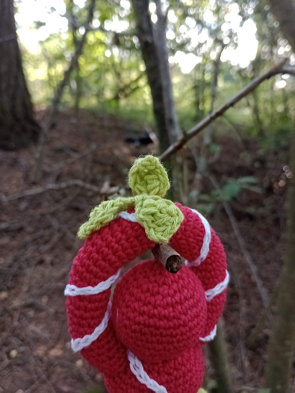 Thumbnail: The Scarlett Bloom: A Handcrafted Crochet Sculpture