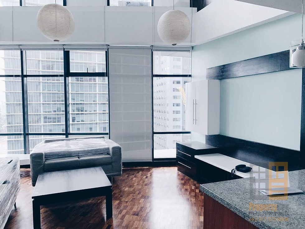 Thumbnail: FOR RENT The Malayan Plaza Spacious Bi- Level 1 Bedroom Ortigas Condo