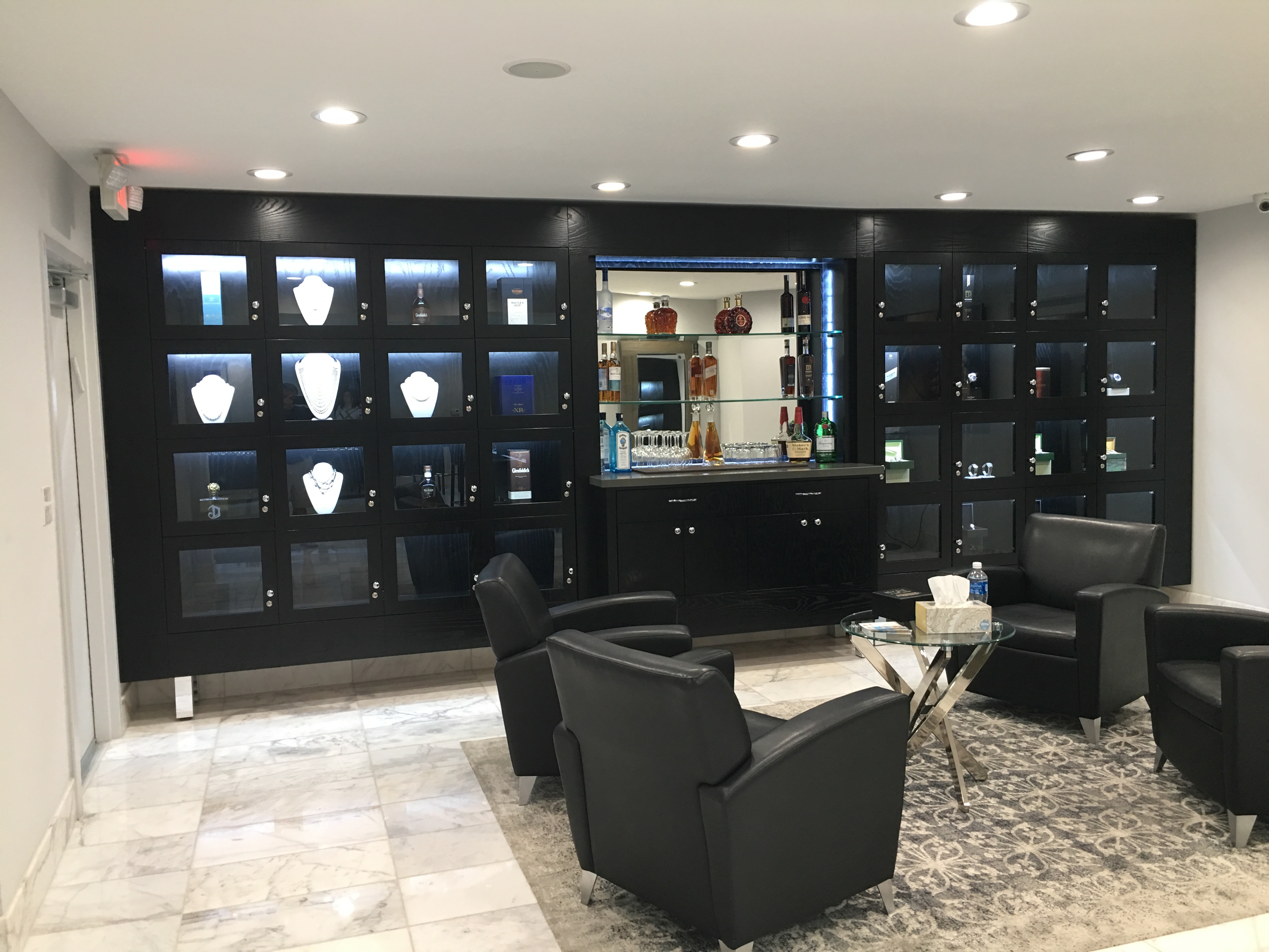 Trigon Diamonds Display Showcases San Jose Precision