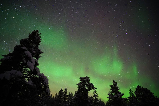 Aurores boréales à Enontekiö - Séjour organisé par Cap Astro Laurent Courier