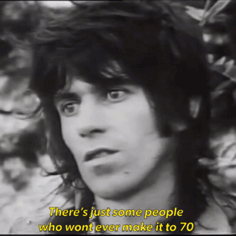 I am Keith Richards gofer