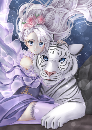 Die Tänzerin des Königs - Violet und Tiger