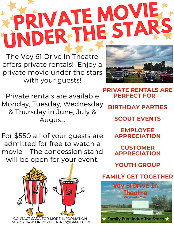 Private Drive In Movies