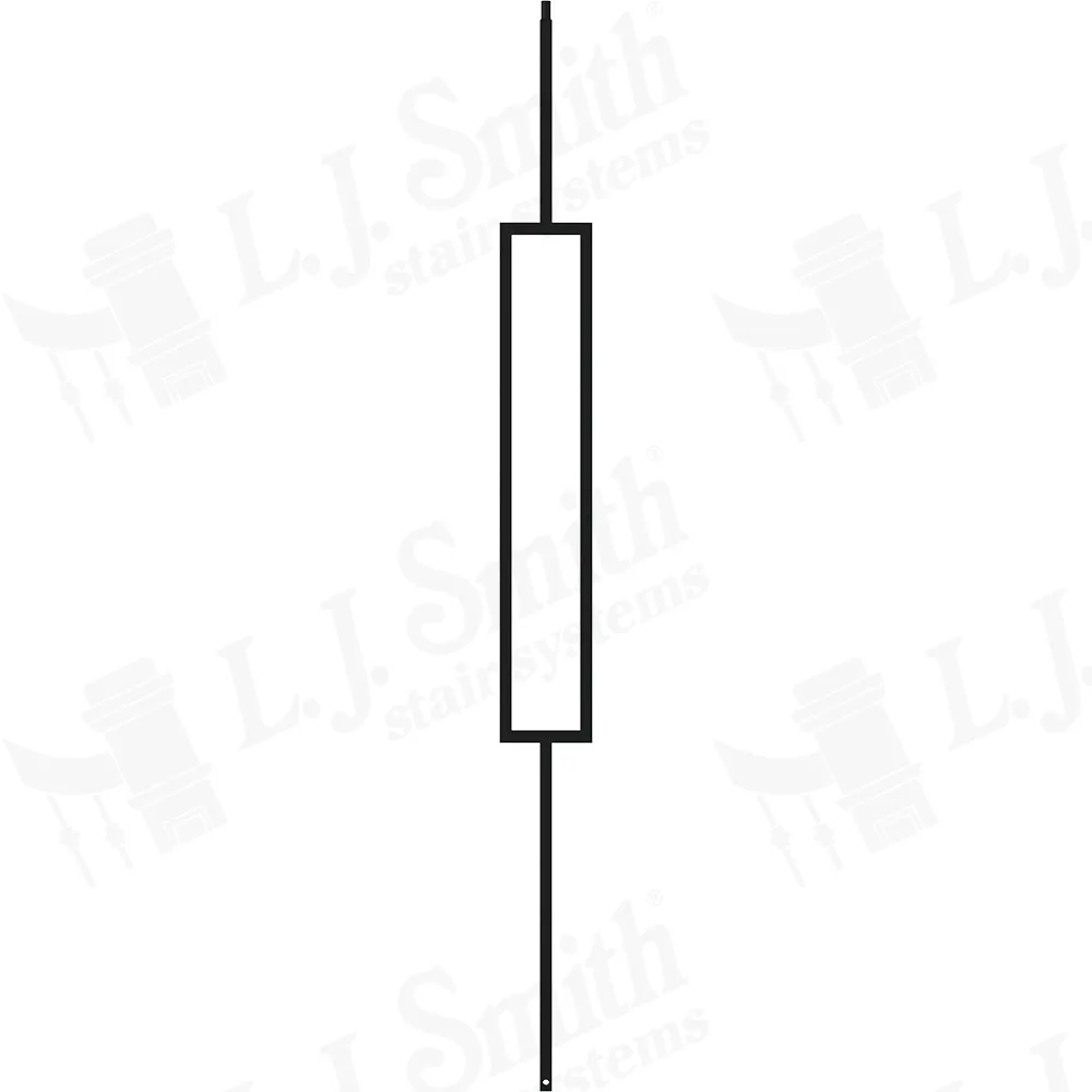 Modern Rectangular Iron Baluster.webp