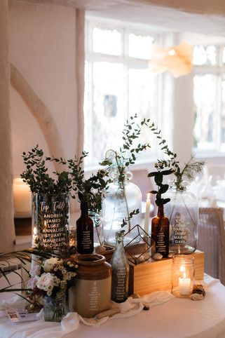 Wedding florist decor Jersey