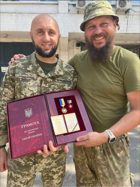 Бійці 128 бригади – Герої України