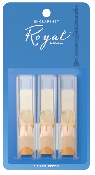 ROYAL BY D'ADDARIO BB CLARINET REEDS, STRENGTH 2, 3-PACK