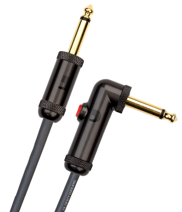 Thumbnail: PLANET WAVES CIRCUIT BREAKER  CABLE, RIGHT ANGLE PLUG, 10 FEET - PW-AGLRA-10