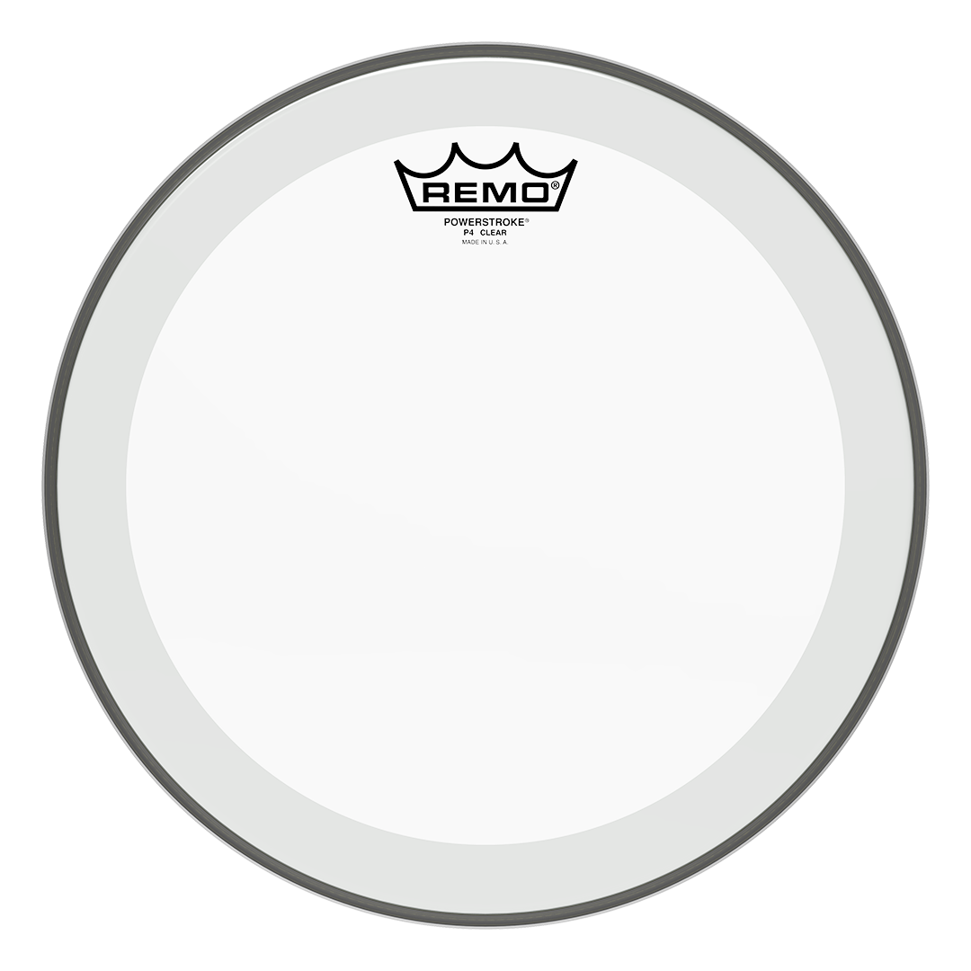 REMO POWERSTROKE P4 CLEAR DRUMHEAD, 12" - P4-0312-BP