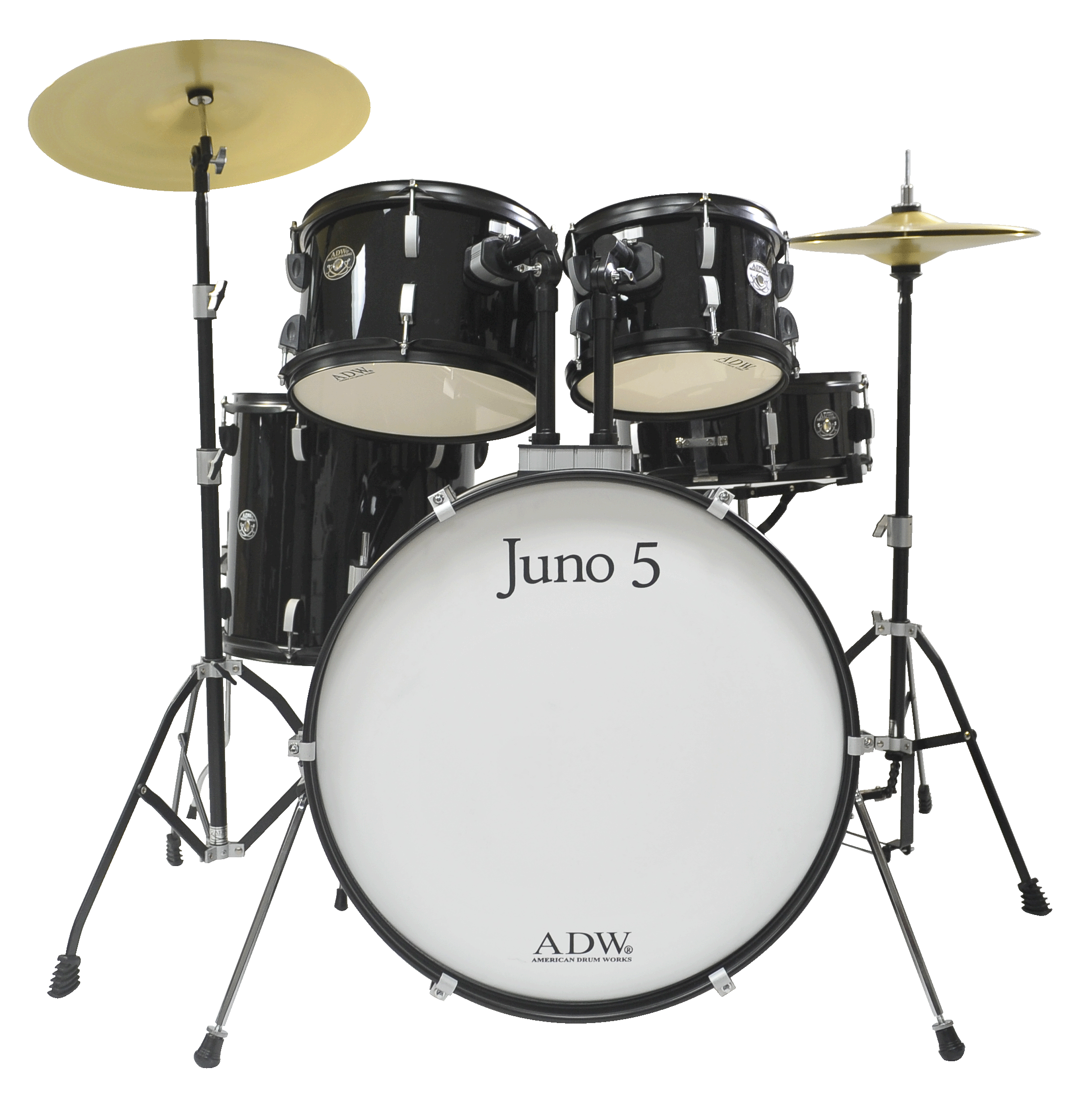 Thumbnail: ADW JUNO 5 COMPLETE 5-PIECE DRUM SET - SPARKLE RED