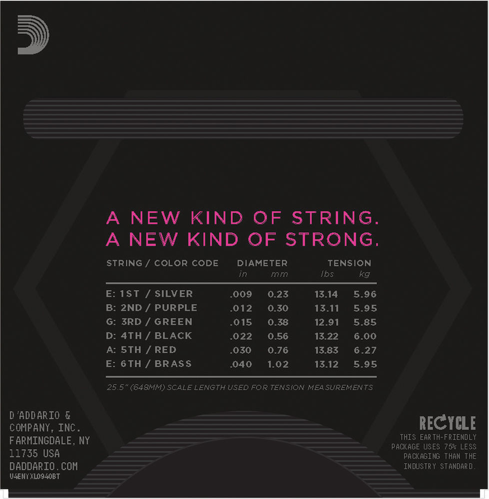 Thumbnail: D'ADDARIO NYXL0940BT NICKEL WOUND , BALANCED TENSION SUPER LIGHT, 09-40