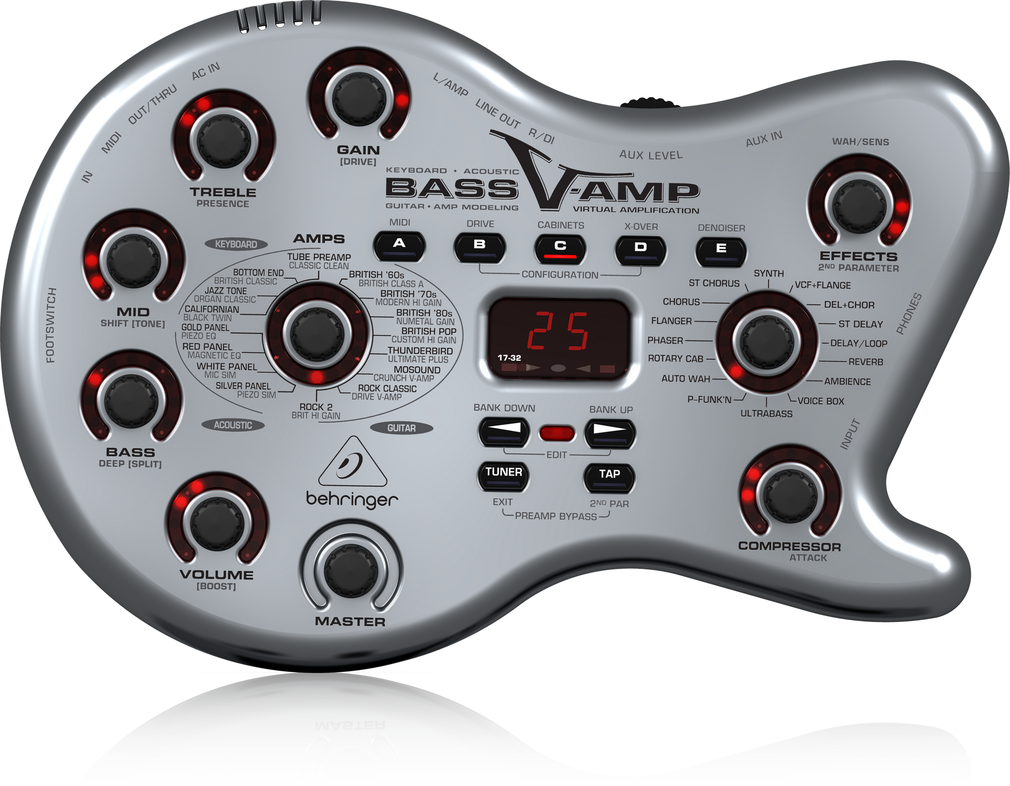 BEHRINGER BASS V-AMP AMP MODELING